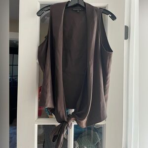 Lafayette 148 New York Chocolate Brown Top